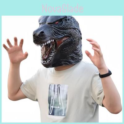 Mască Latex Godzilla Pentru Petrecere de Halloween