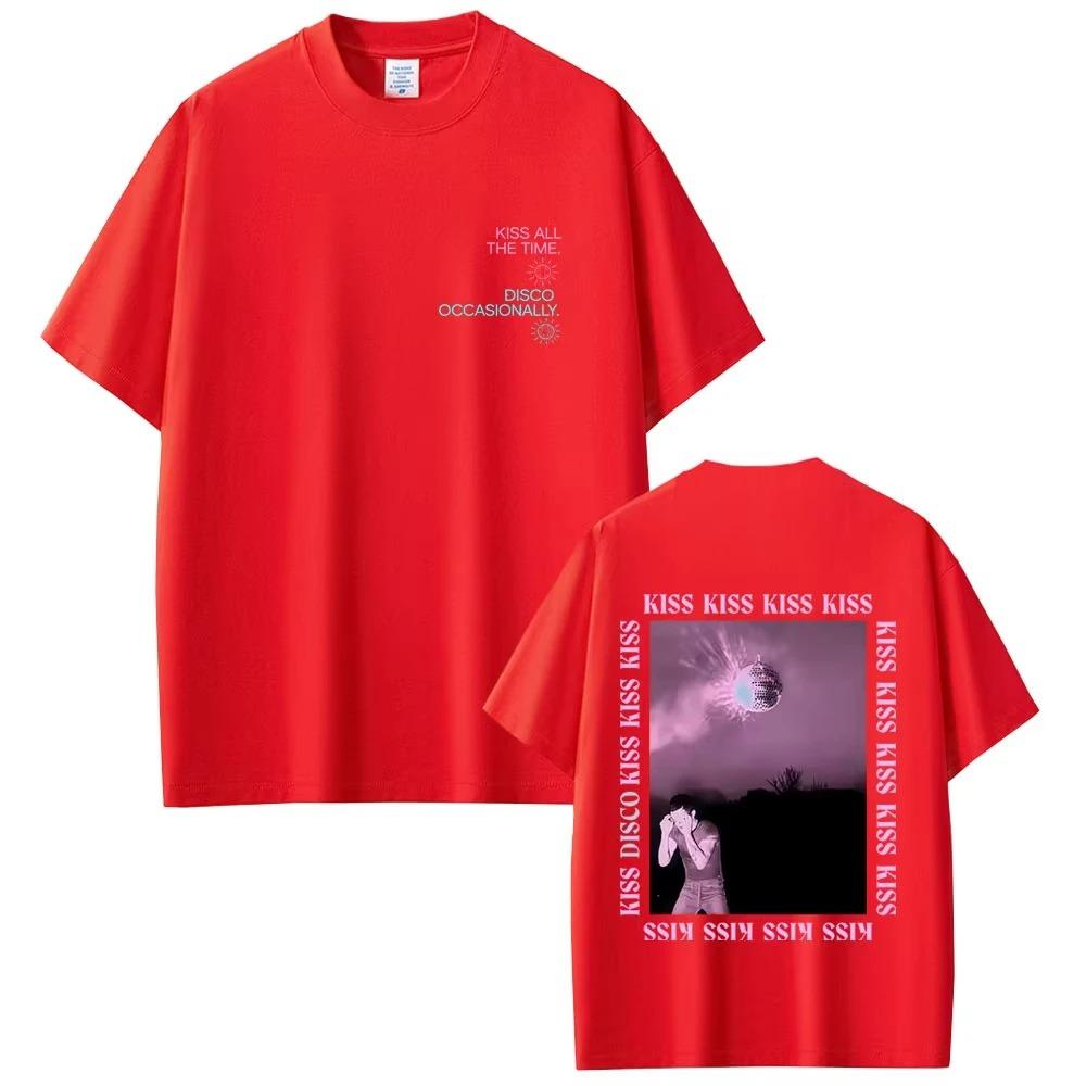 Kiss All The Time Disco Occasionally 2026 Merch T-shirt Fans Gift Unisex Fashion Pop Music T Shirts Hip Hop Streetwear T-shirt