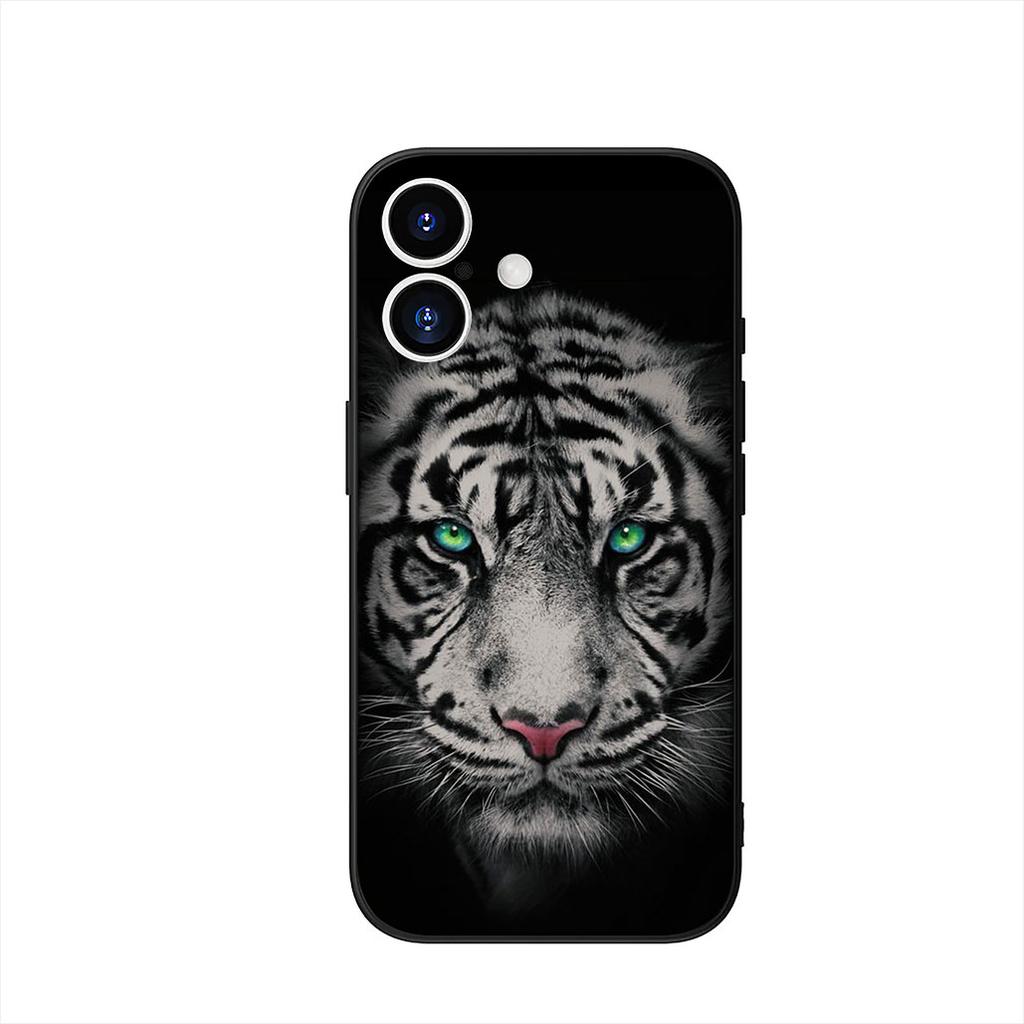 Phone Cover for Apple iPhone 17 16 15 11 Pro XS Max XR 6 7 8 Plus + SE 2020 5 16E Case Tiger Animal Casing