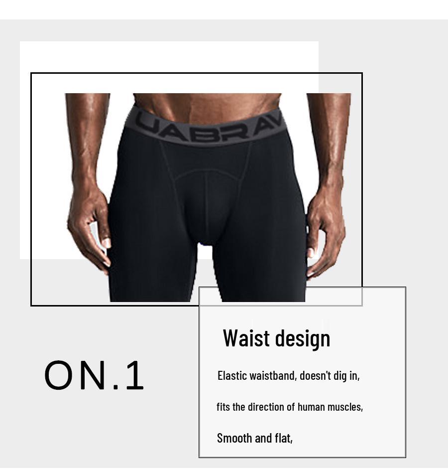 Herren Schnelltrocknende Kompressions-Sporttights für Basketball und Laufen