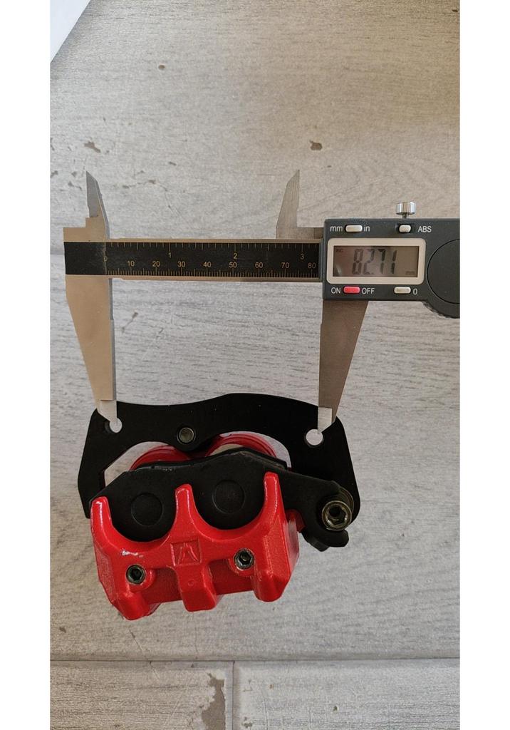Red Rear Brake Caliper with Pads for 50cc-250cc ATV 4-Person Go-Kart