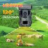 Trail Camera with Solar Panel 50MP 4K High Definition Night Visible 120 degrees  Wide Angle 65ft Detection for Outdoors