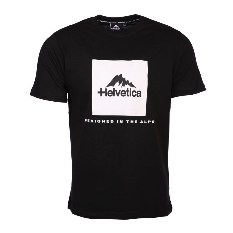 

Мужская футболка с логотипом на груди HELVETICA L хаки