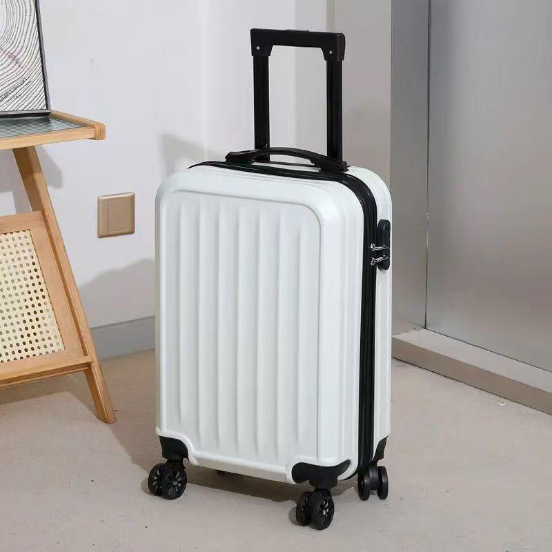

20-Inch Durable Trolley Suitcase with Combination Lock and Universal Wheels 20 inch білий