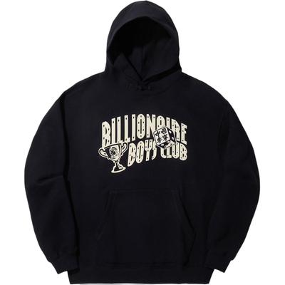Li Ning X Billionaire Boys Club Kolaborace Skateboardová Série Pohodlná Potisk Písmen Všestranná Mikina Pánské mikiny Černá AWDUG99-4
