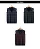 Dad's Fleece-Lined Sweater Vest: Warm Knitted Base Layer for Middle-aged and Elderly Men in Autumn and Winter.