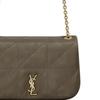 Saint Laurent Ysl Jamie 4.3 Metallic Logo Quilted Lambskin Crossbody Shoulder Bag Women Bags Light-Musk 766754-AAB32-3212