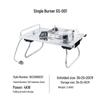 MOBIGARDEN Portable Single Burner Stove