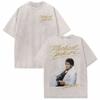Michael Jackson King of Pop MJ Vintage Washed T-Shirt Herren Damen High Street Gothic Klassisches T-Shirt Sommer Oberteile Hip Hop T-Shirt
