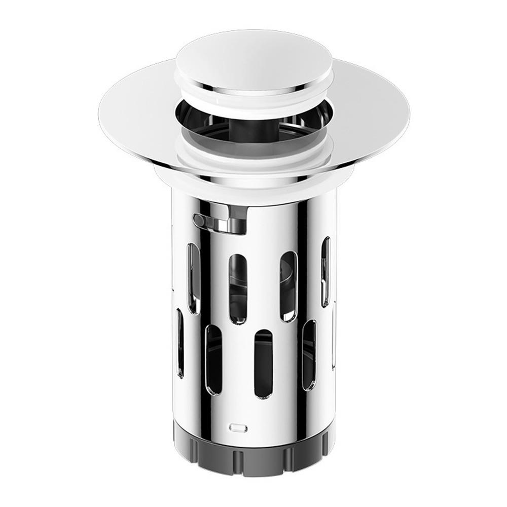 New Stainless Steel Washbasin Leak Proof Plug Odor Proof Durable Floor Drain Filter Pop-Up Bounce Core Universal Accessor