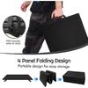 Foldable Mechanics Mat For Garage Work, 48 X 16 X 1.2 In Thick EPE Knee Pad Waterproof PU Leather Folding Mat With Carry Handle Portable For Garage,