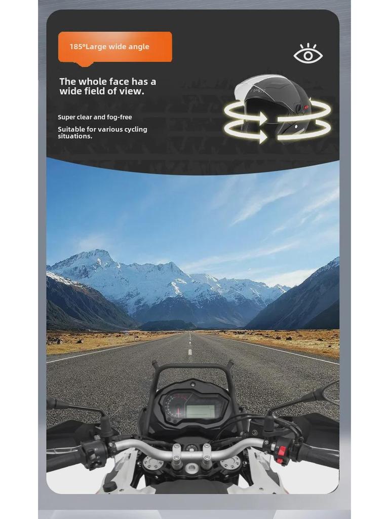 DFG Electric Battery Car Helmet: Men's Winter Warm, All-Season Universal Half Helmet for Women