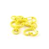 5Pcs/Lot Colorful Metal Heart Lobster Clasp Hooks Key Rings Connectors for DIY Keychain Jewelry Making Findings Accessories