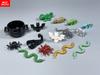MOC Bricks Wilderness Survival Adventure Scene Snake Animals Food Forest Jungle Accessories Building Blocks Friend Toys Gifts