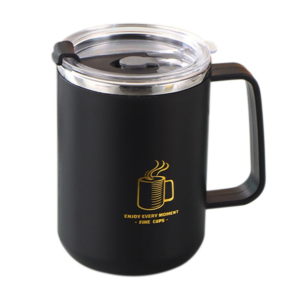 Double-Wall Insulated Coffee Mug Anti Scalding Water Cup For Cold & Hot Drinks 304 Stainless Steel Tea Milk Coffee Cup