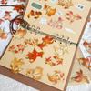 50 Pieces of Gold-stamped Carp Stickers for DIY Decoration of Laptop, Water Cup, and Transparent Items