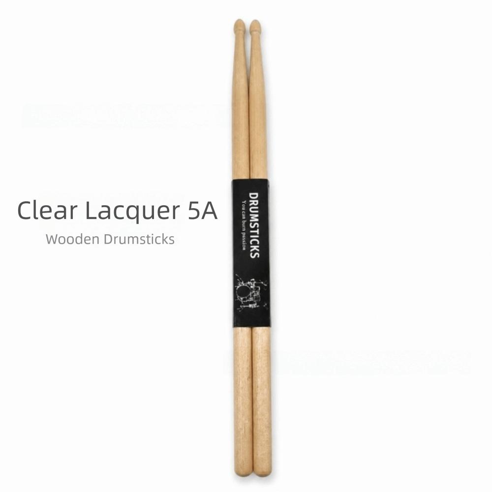 1 Pairs Lightweight Drum Mallets 5A/7A Drum Sticks Elegant Maple Drumsticks All Ages