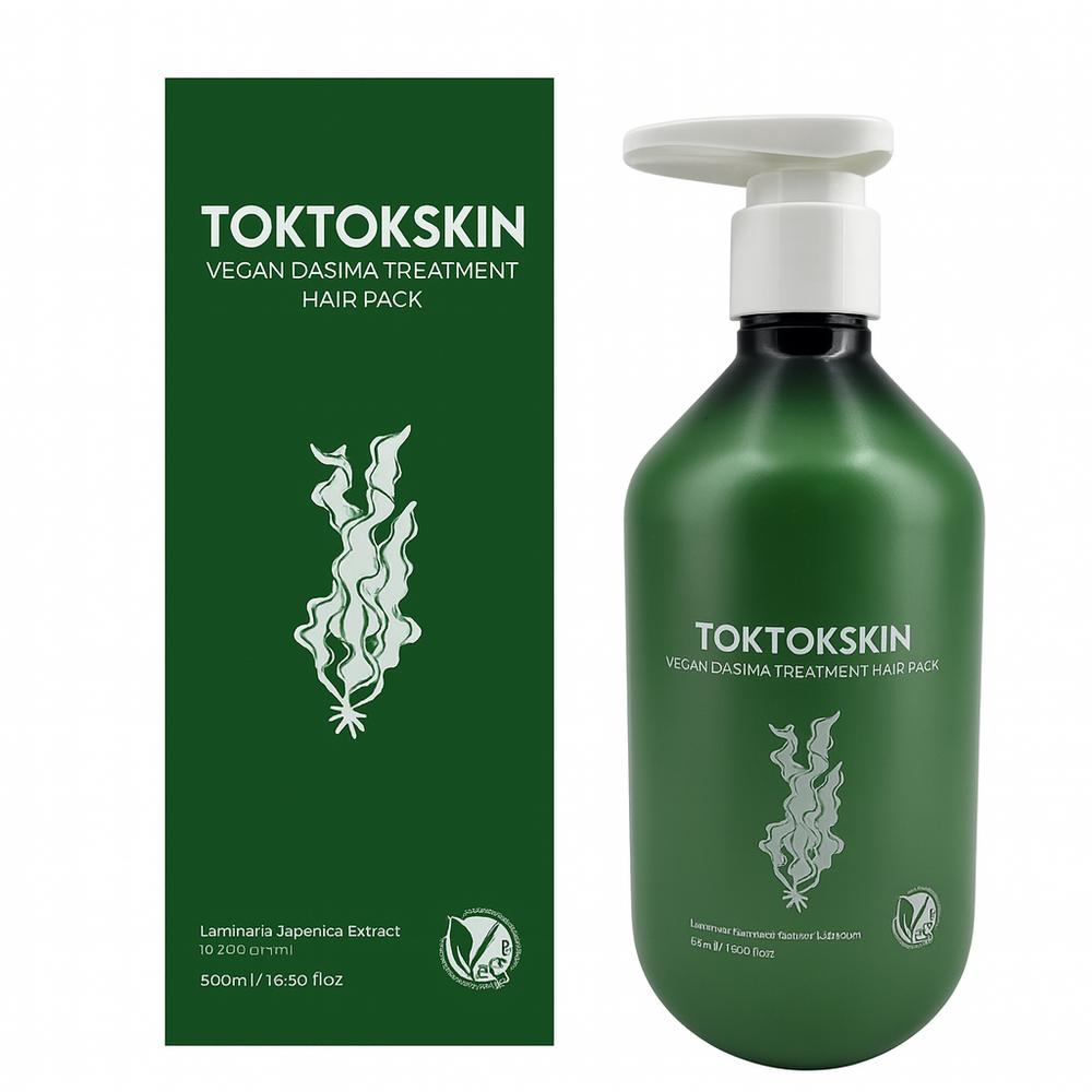 Tok Tok Skin Vegan Pregnancy Hair Loss Kelp Treatment Hair Pack Conditioner 500ml 1 pcs