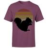 Squirrel Retro Vintage Funny Adults Unisexs Tshirt P1OrA
