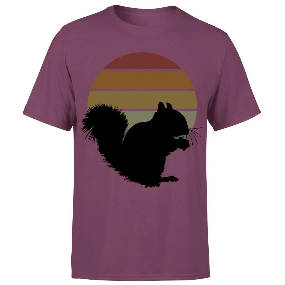 Squirrel Retro Vintage Funny Adults Unisexs Tshirt P1OrA