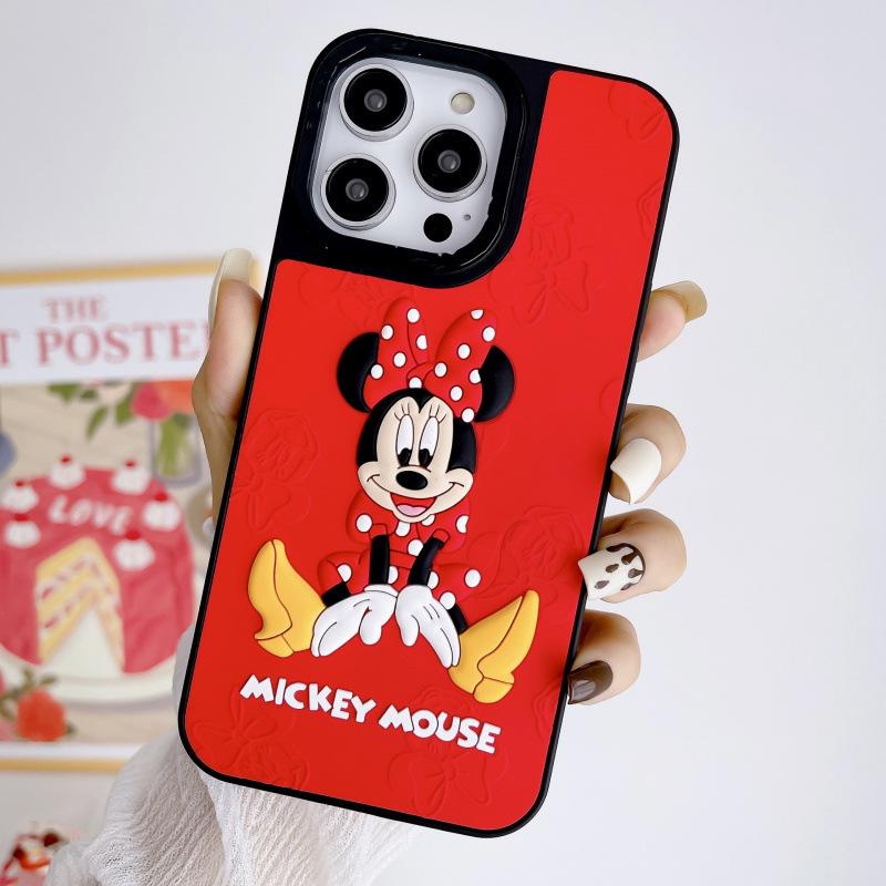 Cartoon 3D Stereo Protective Case for 15Pro Phone
