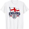 England Flagge Vintage T-Shirts für Herren Damen Kinder Patriotisches T-Shirt