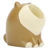Resin Cute Animals Pen Organizer Cute Decoration Animal Pen Storage Stand Holder for Desk Brown