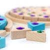 Hölzerne Mandala Diamant Bausteine Kreatives Bauen Farbkognition Kinder Frühes Lernen Lernspielzeug