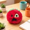 Cortisball Plush Pom-Pom Keychain & Card Holder