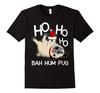 Bah Hum Pug Funny Dog Lovers Gift TShirt 100 Cotton ONeck Summer Short Sleeve Casual Mens Tshirt Size S3XL