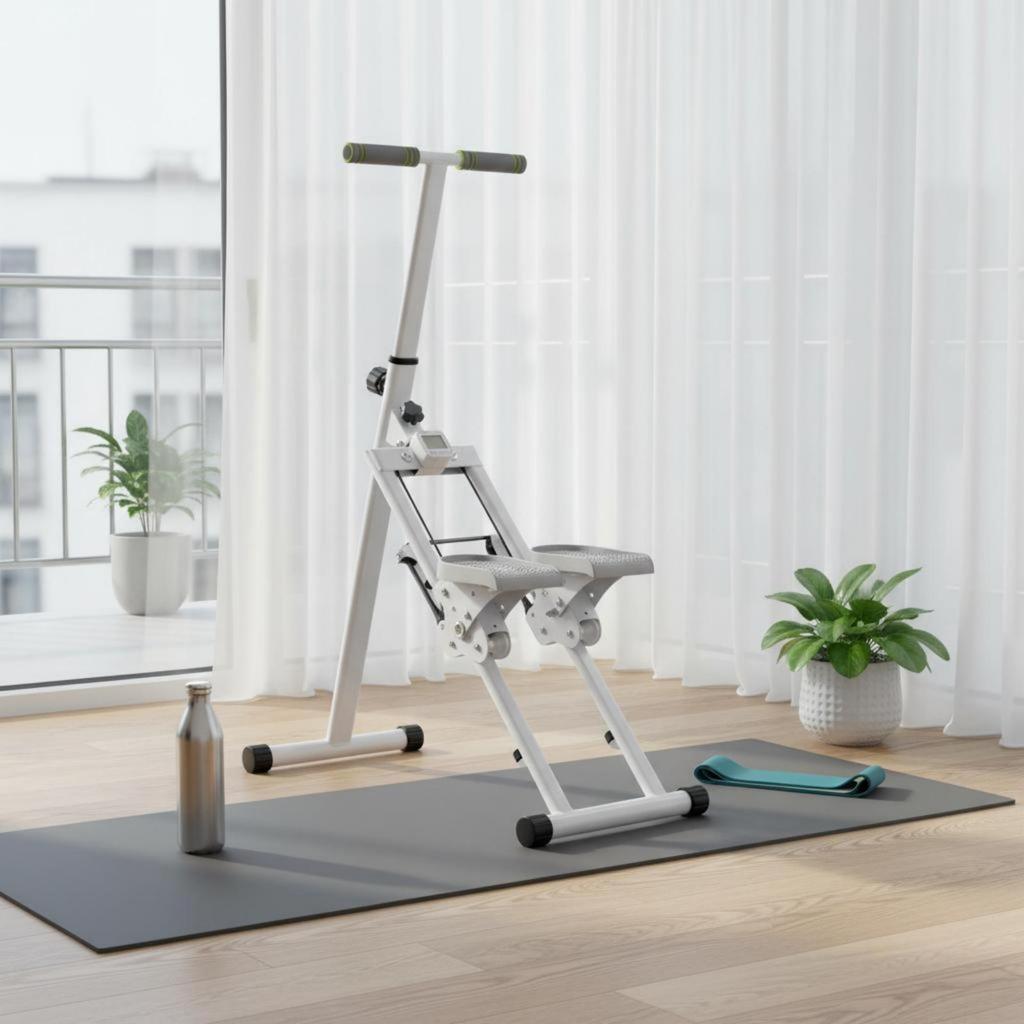 Folding Climbing Machine Compact Stair Stepper Fitness Equipment for Home Gym