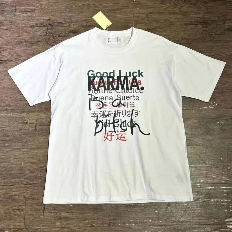 2025 Luxury Vt Logo Full Print Unisex T-shirt T-shirt Hip Hop Super Men Casual Cotton T-shirt Summer Fashion Short Sleeve