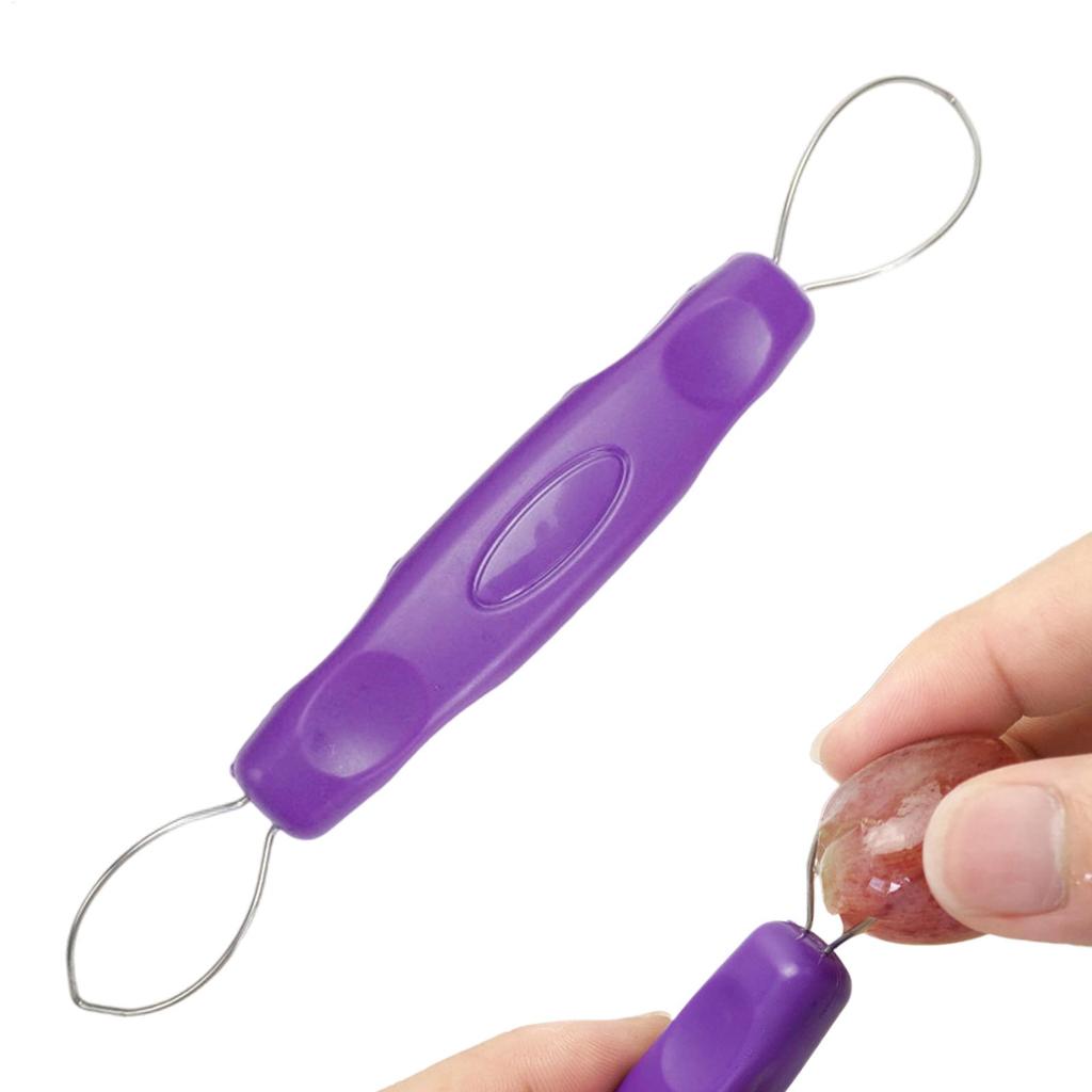 1PC Grape Tip Peeler Peeler Peeling Artifact To Seed Device Meat Collector Meat Picker Peeling Grape Skin Peeler Kitchen Gadget