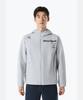 MUBEUSEUPOCHEUBAIDESANGTEU Wording Graphic Hooded Windbreaker Jacket Gray Vs121Ejk11