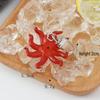 Teppanyaki Seafood Model: Saury, Squid, Small Octopus, Dried Fish Decoration Props