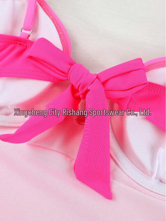 European & American Color Block One-Piece Swimsuit: Sexy, Fresh, High-Waisted, Conservative Design