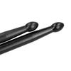 Metal Drumsticks, Marching Drumsticks, 1 Pair Professional Aluminum Alloy 5A Drumsticks for Snare and Bass (Black)
