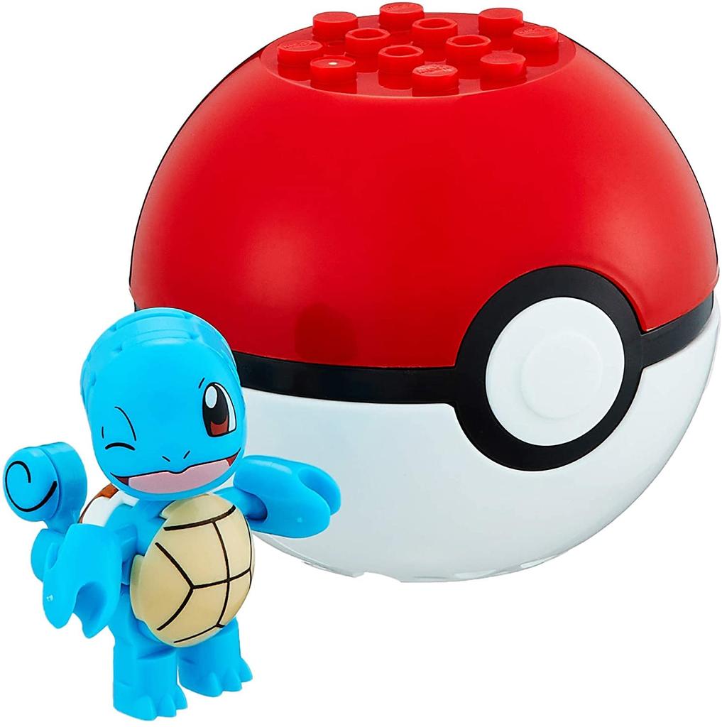 Mega Construx Pokemon Monster Ball Squirtle Block 17 деталей GFC87