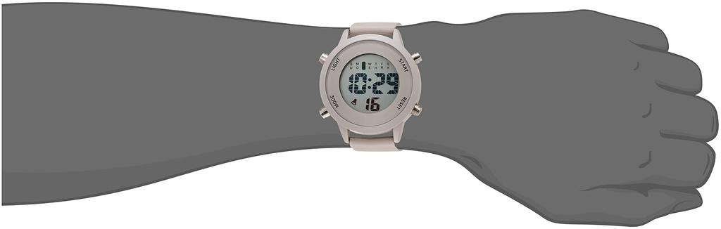 [Fieldwork] Digital Digital Stopwatch Backlit Silicone Strap YM036-2 Men's Gray