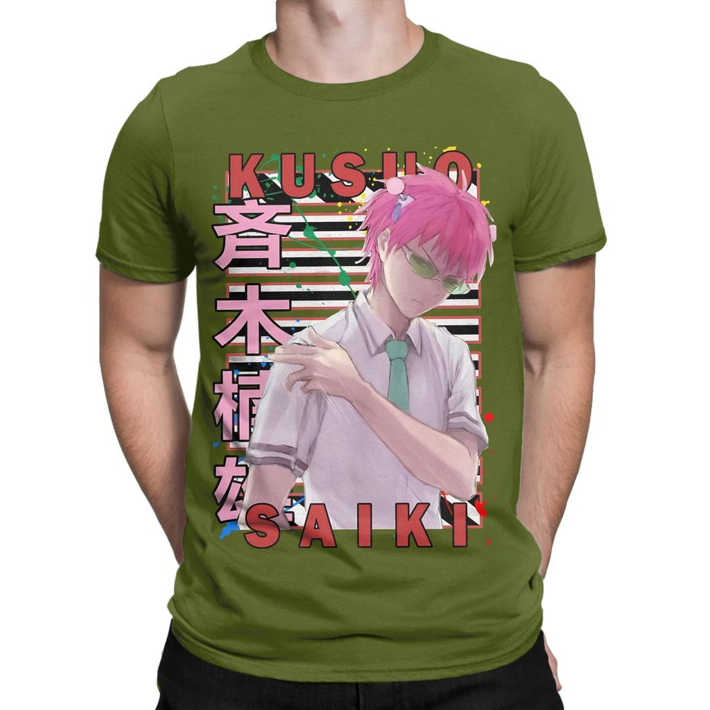 Kusuo Saiki Saiki K Urban Anime Design Funny Graphic 100 Cotton Tshirt Saiki Tops Tees For Unisex