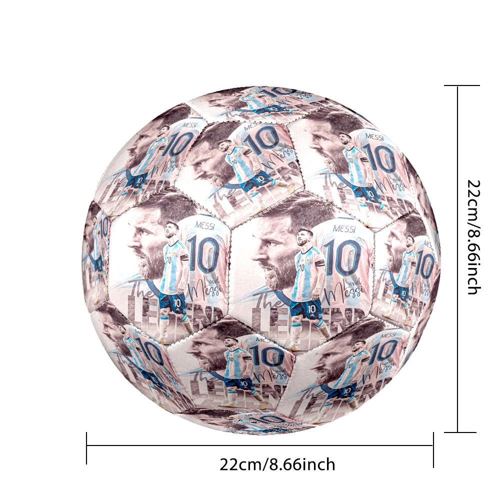 Messi 10 Number World Cup Champion Size 5 Soccer Ball Machinestitched Indooroutdoor Training And Matches Unique Gift For Soccer Lovers