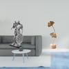 Nordic Abstract Resin Knight Figurine Sculpture Creative Art Ornament for Desk Table Cabinet Office
