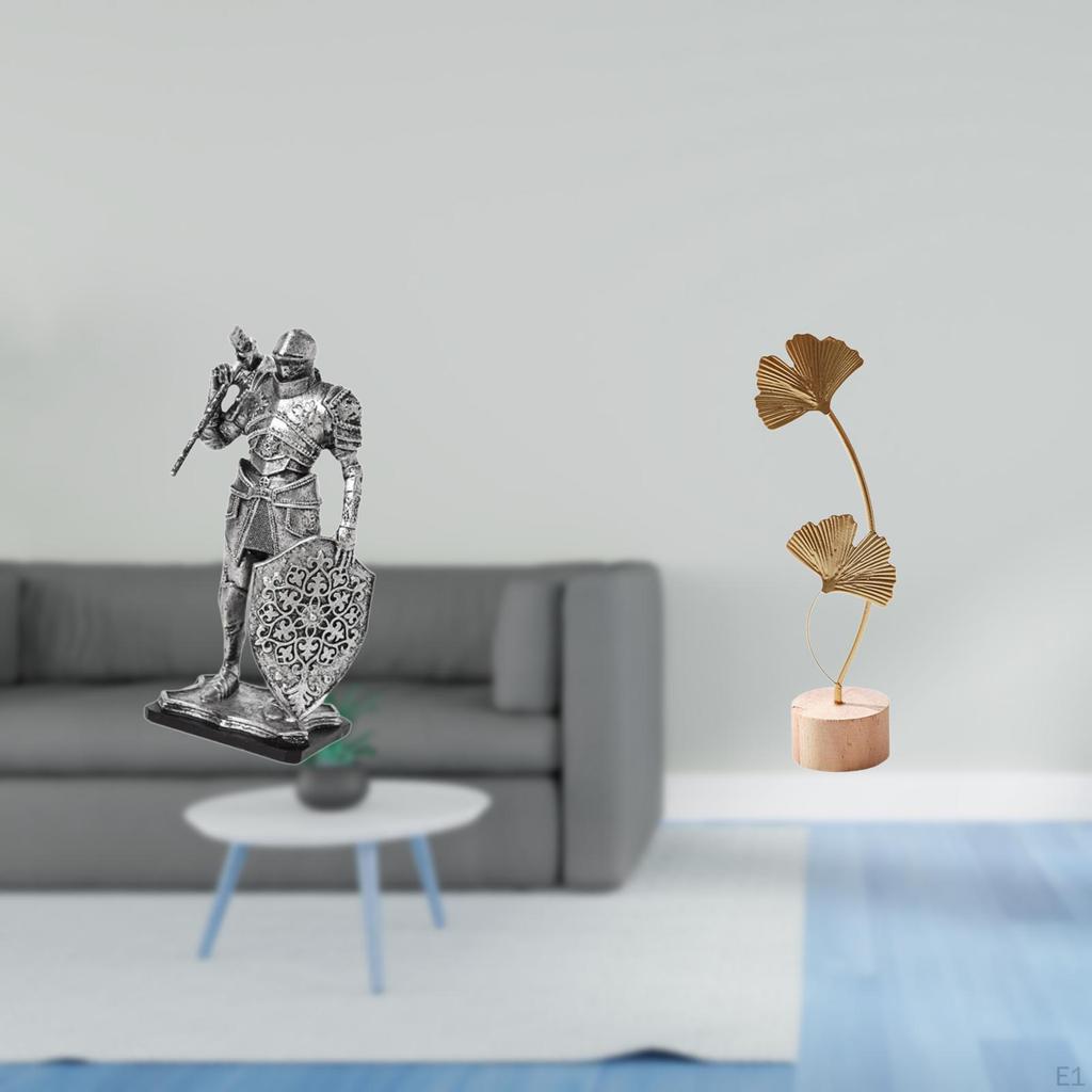 Nordic Abstract Resin Knight Figurine Sculpture Creative Art Ornament for Desk Table Cabinet Office