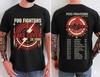 Maglietta Vintage Foo Fighters Tour 2026 Merchandising Concerti EU UK Manica Corta Cotone Unisex Maglietta Stampa Retro Band Rock Top