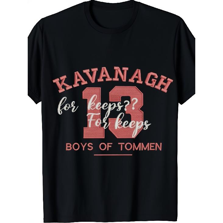 2026 NUOVA Maglietta Stampata Boys of Tommen, Maglietta Johnny Kavanagh, Maglietta Kavanagh 13, Boys of Tommen, Maglietta Binding 13, Merchandising Boys of Tommen