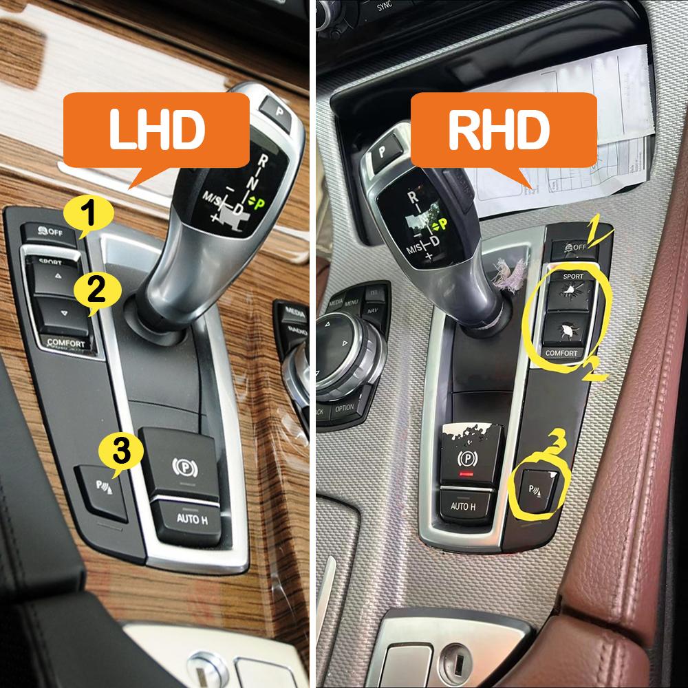 Interior Car Antislip OFF Sport Model Radar Parking Switch Button For BMW 5 6 X3 X4 Series F10 F11 F06 F12 F13 F25 F26 613192678
