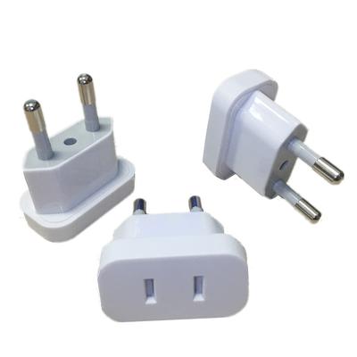 1 stücke Netzsteckeradapter US Zu EU Euro Europa Plug Power Plug Converter Travel Adapter US zu EU Adapter Steckdose