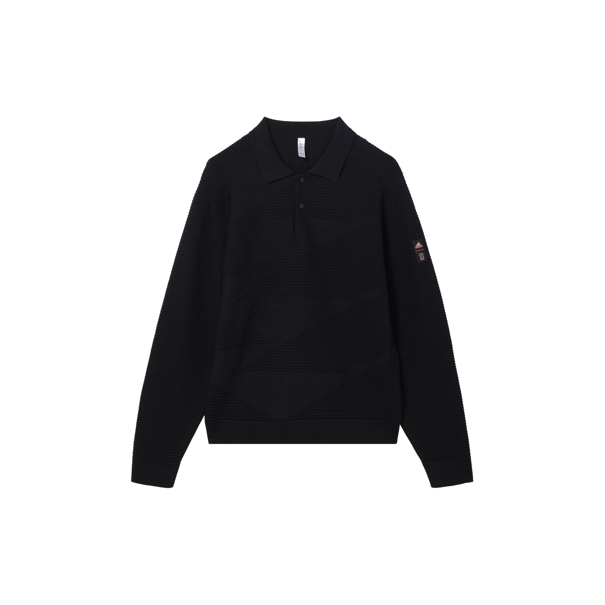 Adidas Серия Wuji FW24 Свитшот Поло Мужской Черный JI8719 XL