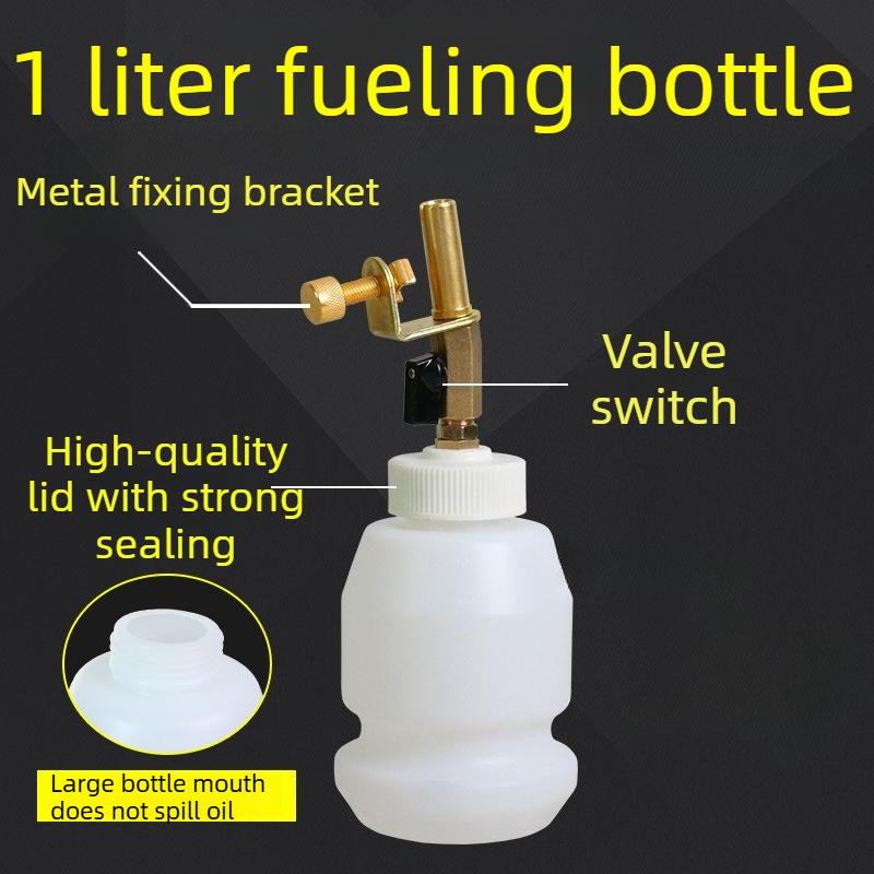 Auto Brake Fluid Bleeder & Filler Tool with Slant Spout - Leak-Proof Brake Oil Dispenser for Brake System Maintenance & Transfer