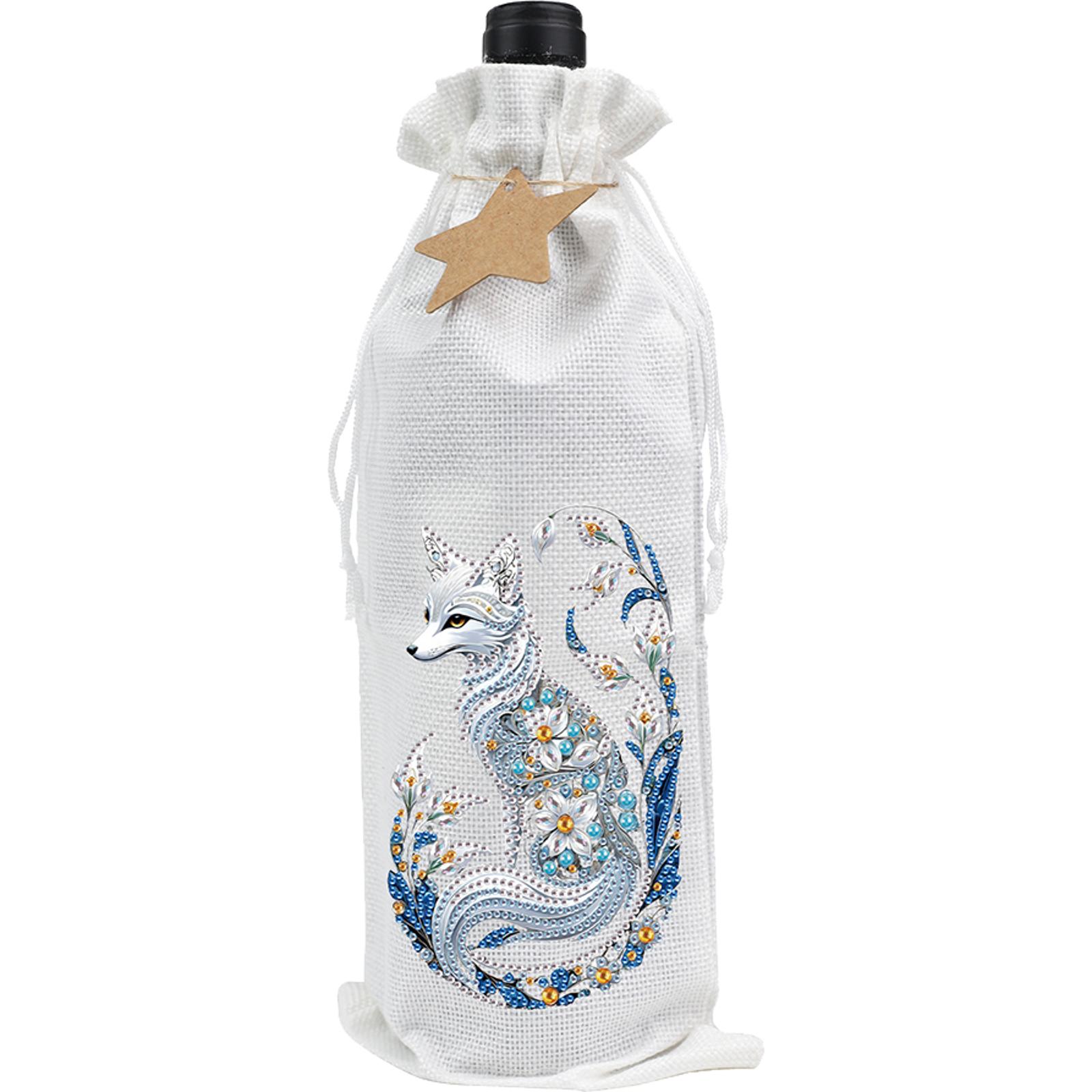 

Diamond Painting Label Liquor Bottle Covers Creative Diamond Art Wine Bottle Bags Covers for Wedding Birthday Party